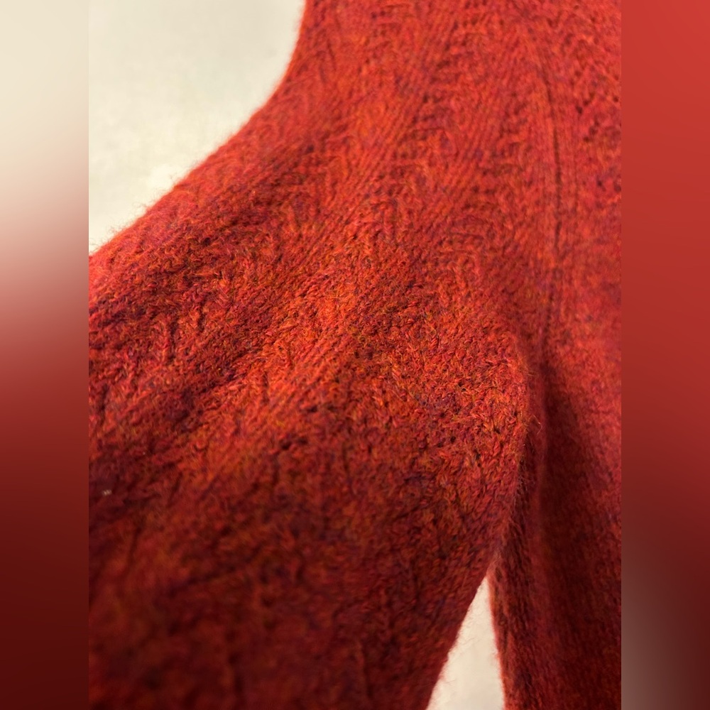 LOFT rust colored sweater size XS NWT - Picture 5 of 6